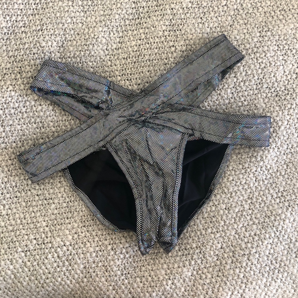 Silver Rave Booty Shorts | Festival Wear
